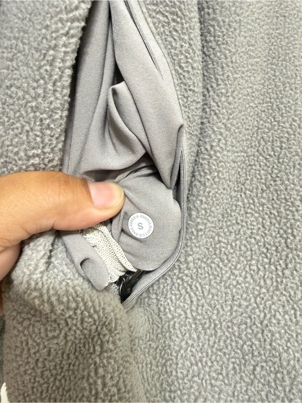 Lululemon Men’s Oversized-Fit Fleece Half Zip | Gull Grey | S - Picture 5 of 5